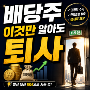 배당주 이것만 알아도 퇴사