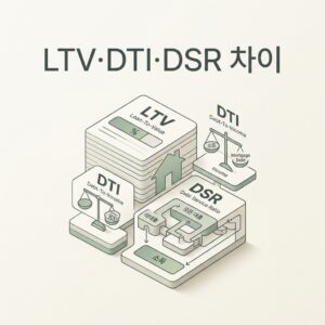 LTV·DTI·DSR 차이