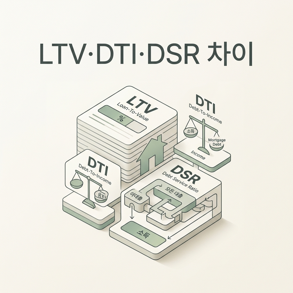 LTV·DTI·DSR 차이